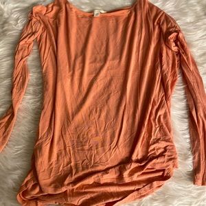 Salmon long sleeved shirt